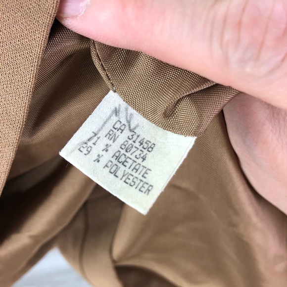 BCBGMaxAzria Tan Button Front Jacket - Picture 6 of 7